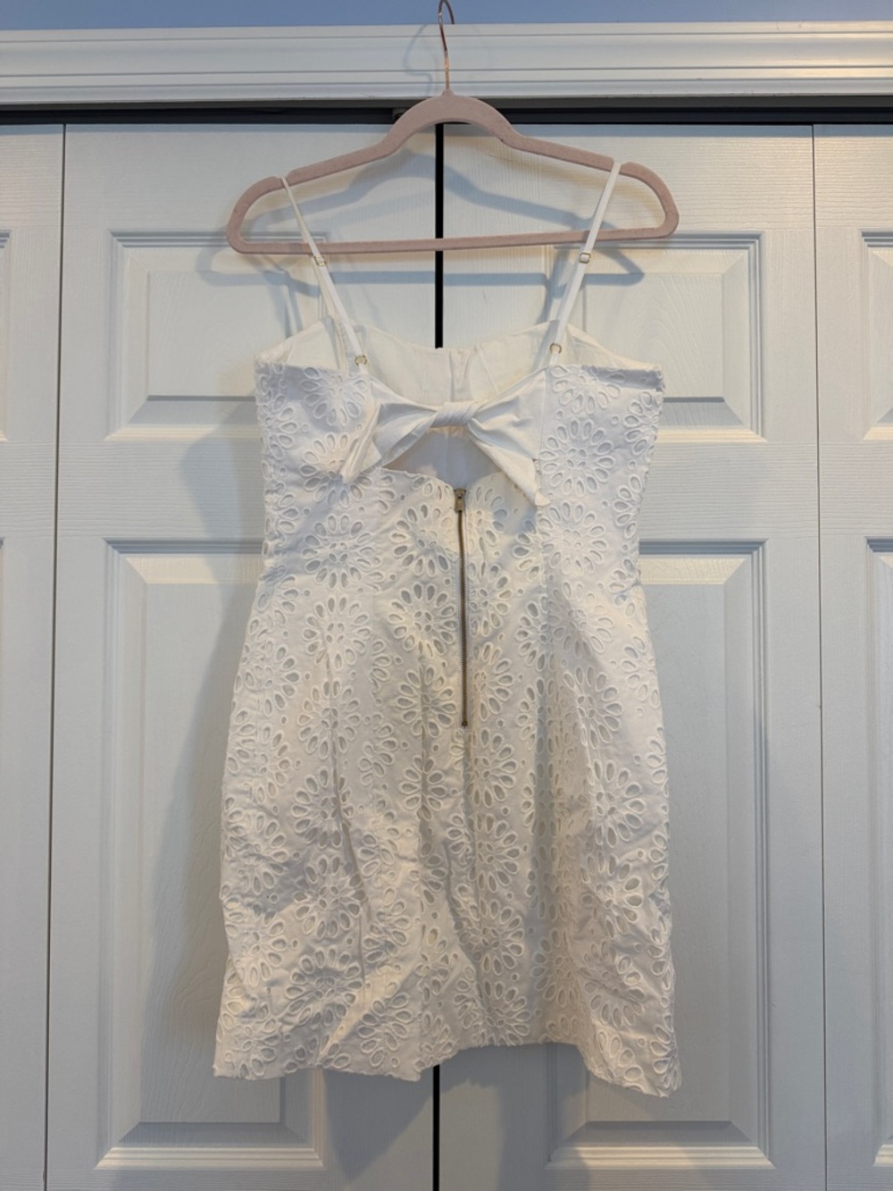 Lilly Pulitzer White Eyelet Mini Dress - Picture 3 of 5